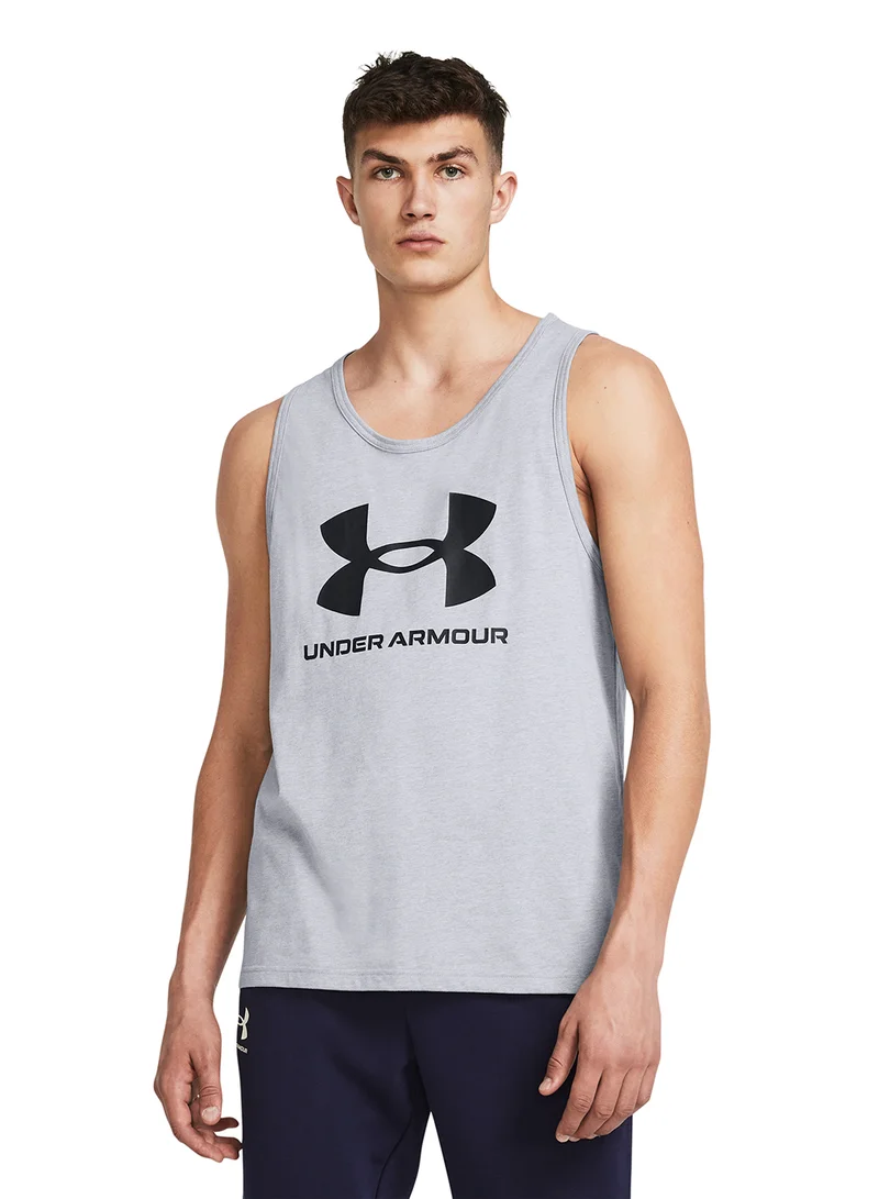 اندر ارمور Sportstyle Logo Tank