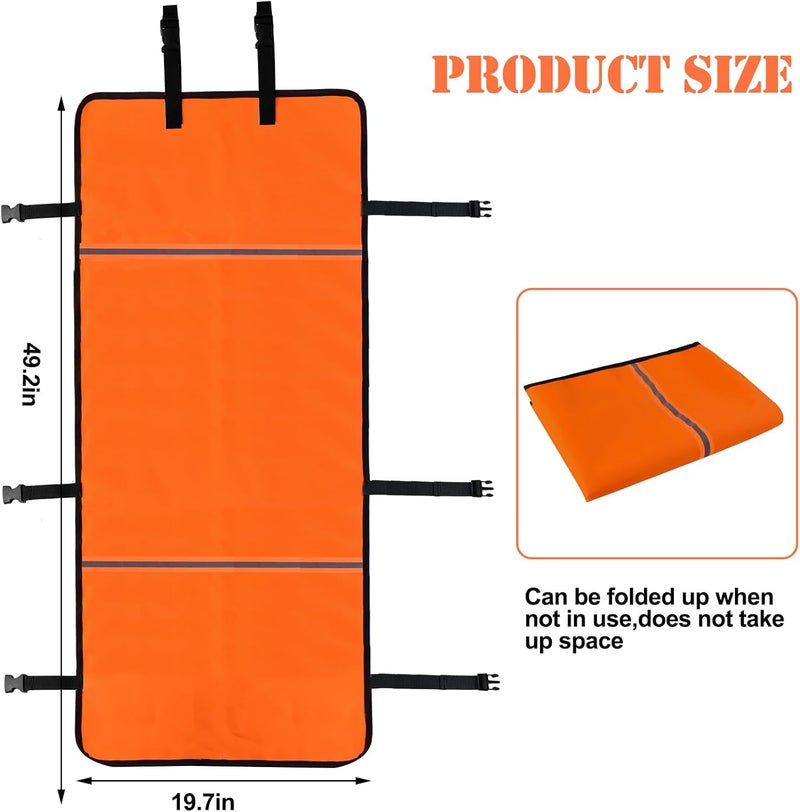 Feoang Pool Ladder Safety Guard,19.7 X 49.2in Pool Ladder Guard Safety Net Child Safety Pool Ladder Above Ground Bunk Bed Ladder Safety Cover for Prevent Kids from Climbing,Falling,Drowning - Image 2
