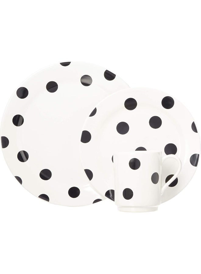Kate Spade New York kate spade new york Deco Dot 12Piece Dinnerware Set White  - Image 2