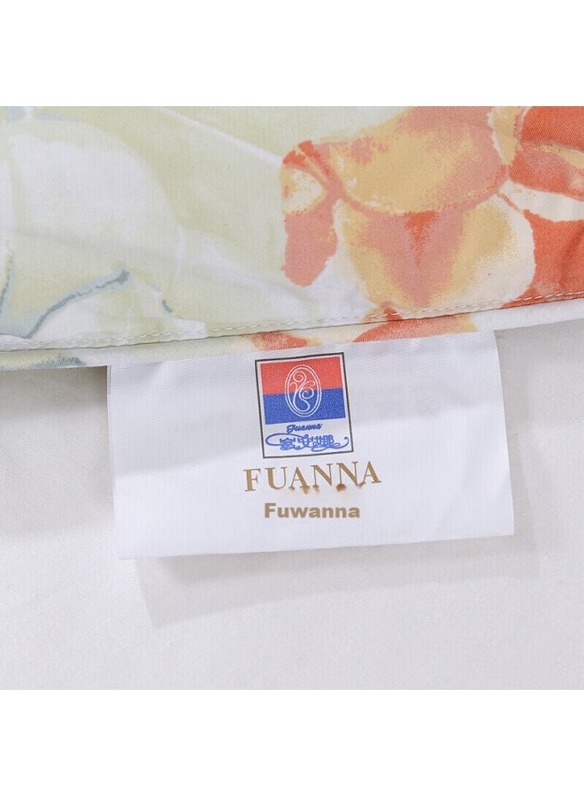 Fuanna Huanlesong 95% White Goose Down Duvet, Double-size All-season Comforter, 700g Filling, 230*229cm - Image 4