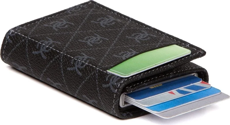 اديلينا باجز Patterned Portfolio Travel Handbag and Mechanical Wallet Set