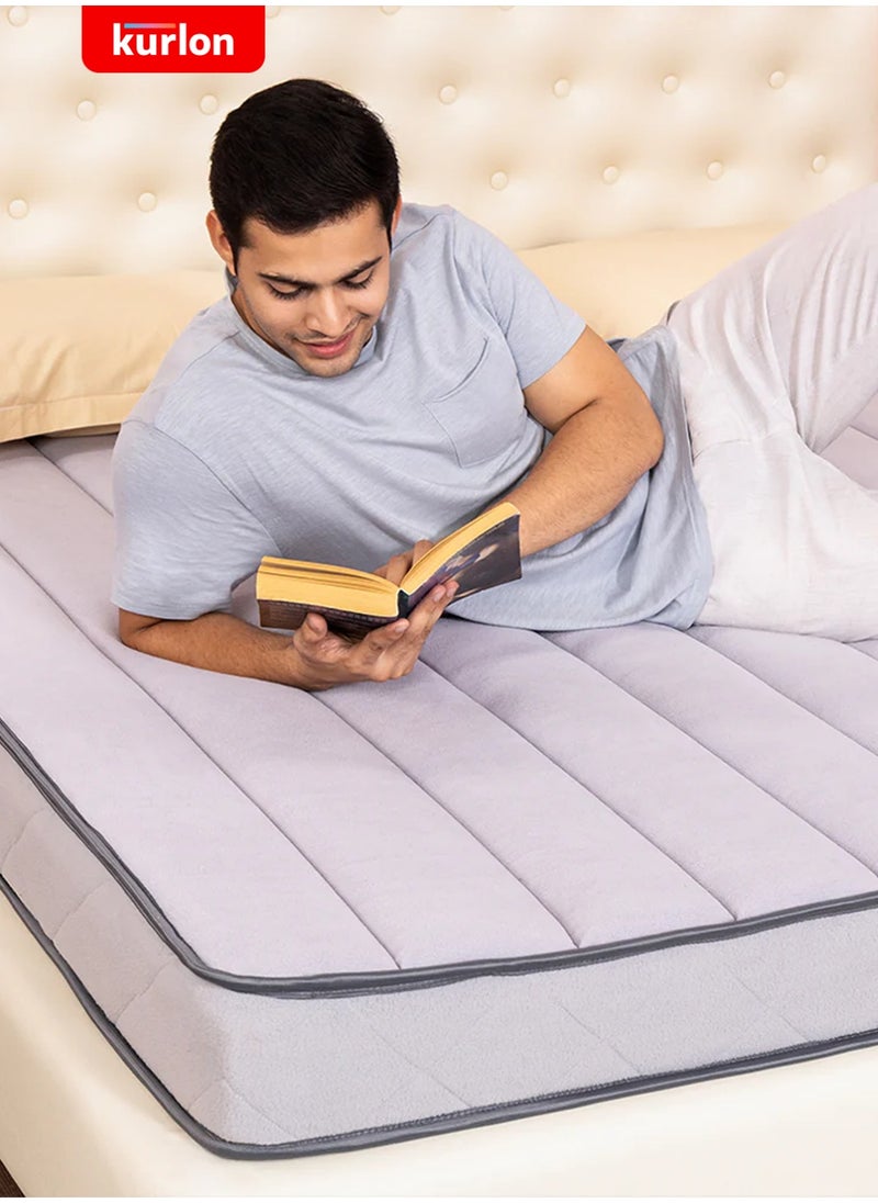 Kurlon - Kurl-On Spinekare Mattress|Orthopedic Mattress | Rebonded Foam | Rubberized Coir | Double Size Mattress| Firm Support | 200Lx120Wx20H Cms | 7 Years Warranty - Image 1