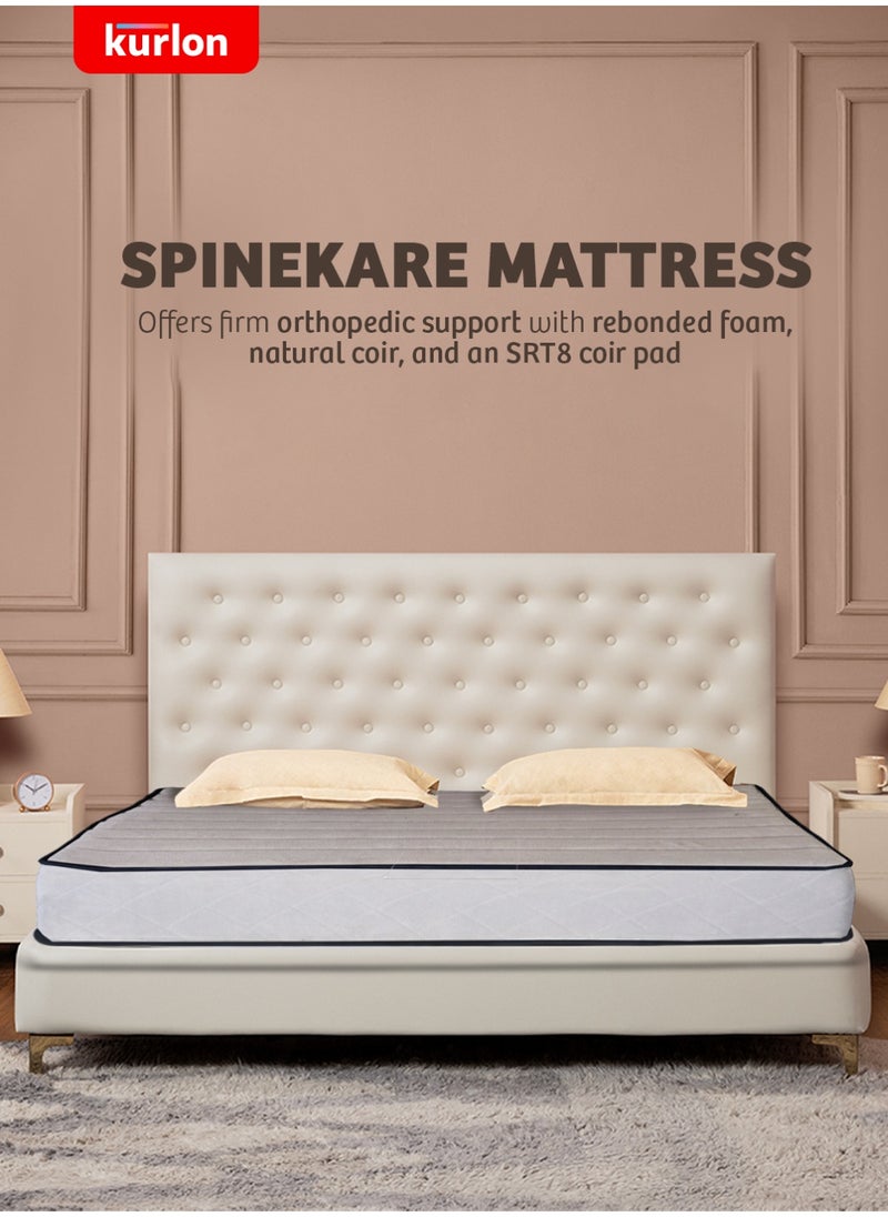 Kurlon - Kurl-On Spinekare Mattress|Orthopedic Mattress | Rebonded Foam | Rubberized Coir | Double Size Mattress| Firm Support | 200Lx120Wx20H Cms | 7 Years Warranty - Image 1