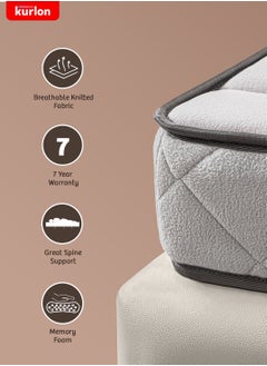 Kurlon Kurl-On Spinekare Mattress|Orthopedic Mattress | Rebonded Foam | Rubberized Coir | Double Size Mattress| Firm Support | 200Lx120Wx20H Cms | 7 Years Warranty  - Image 2