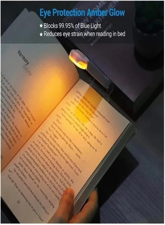 KRIVAZ Book Lamp for Students, USB Rechargeable LED Study Light, 3 Brightness & Color Modes, Clip-On, Portable & Eye-Friendly (Book Lamp) - Image 4