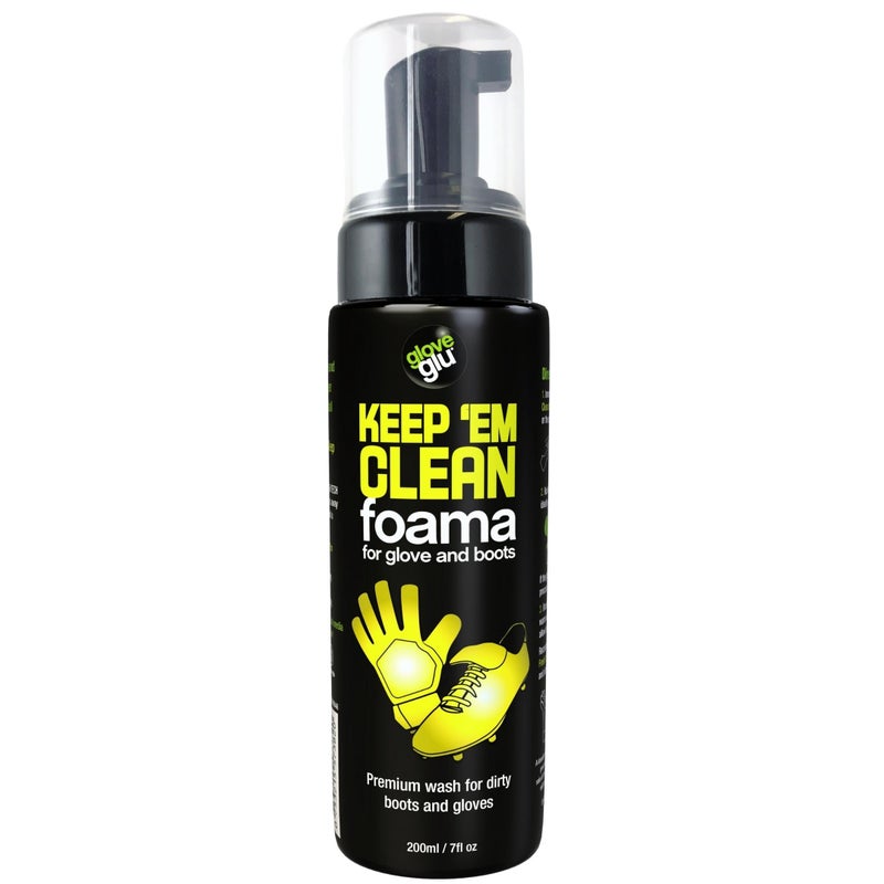 Gloveglu Keep 'Em Clean Foama For Goalkeeper Gloves And Football Boots 200Ml - Image 1