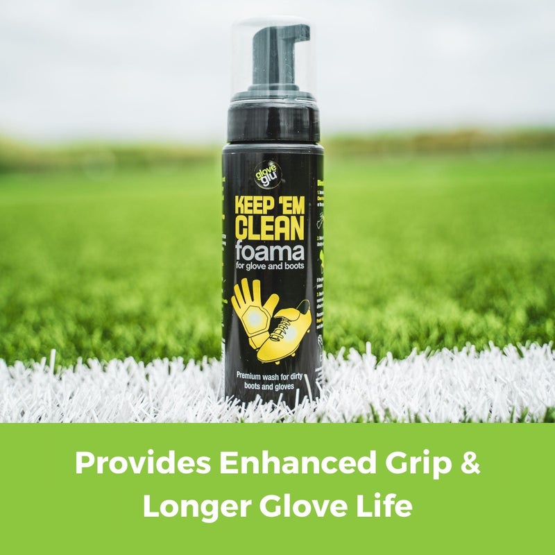 Gloveglu Keep 'Em Clean Foama For Goalkeeper Gloves And Football Boots 200Ml - Image 5
