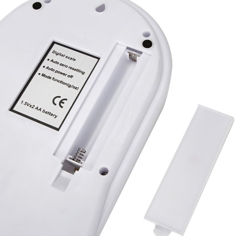 Kytaste Electronic Digital Kitchen Weighing Scale 10 Kgs Weight Measure Spices Vegetable Liquids Ivory - Image 5
