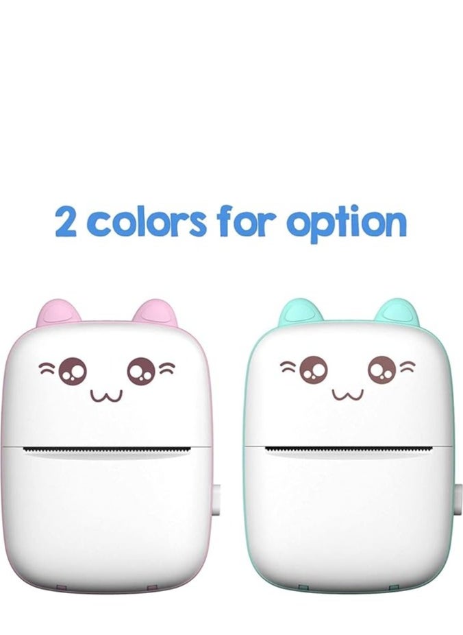 AWH AWH moobody Portable Mini Pocket Printer BT Thermal Printer with Thermal Printing Paper USB Cable for Note Photo Web Document Printing  - Image 2