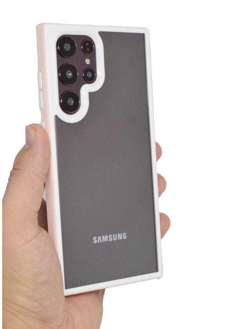 BORTONY Galaxy S22 Ultra Case Protective Shockproof Elegant Transparent Cover For Samsung Galaxy S22 Ultra 6.8 Inch - Image 2