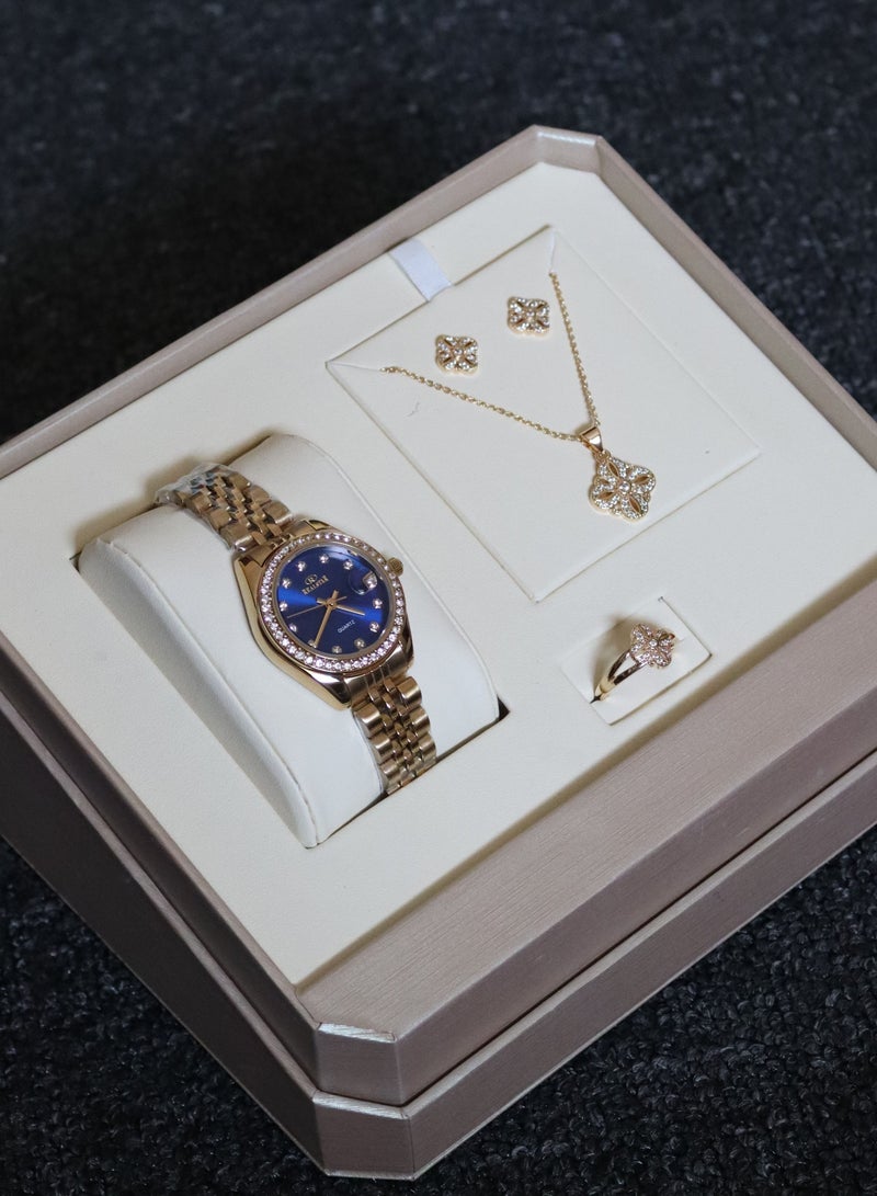 REAL STAR amazing set watch and jewelry with beautiful box for women - Image 2