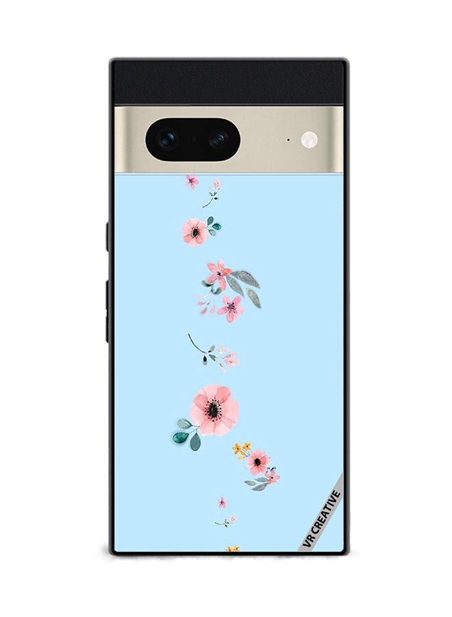 VR CREATIVE Protective Case Cover For Google Pixel 7 Flower Design Multicolour - Image 1