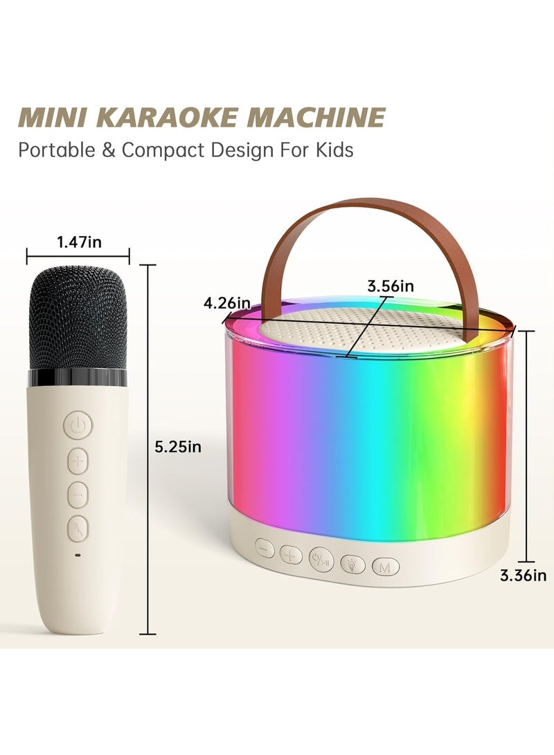 Portable Karaoke Machine - Bluetooth Speaker with Wireless Microphone, Magic Voice Effects, TF Card & AUX Support for Kids, Adults, Parties & Gifts - Image 4