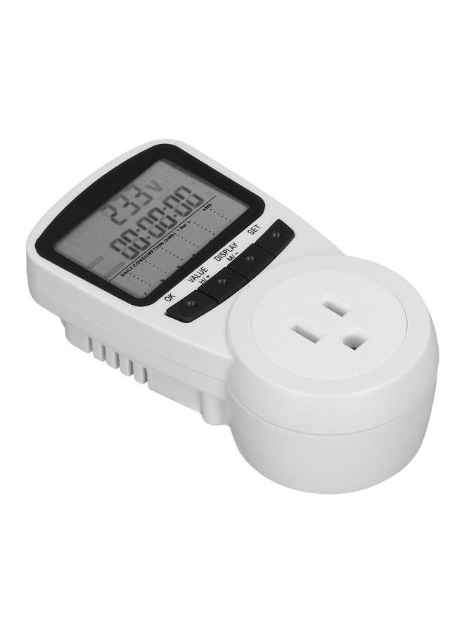Thoraya Power Metering Socket Intelligent Power Voltage Tester Socket Electricity Usage Monitor  - Image 5