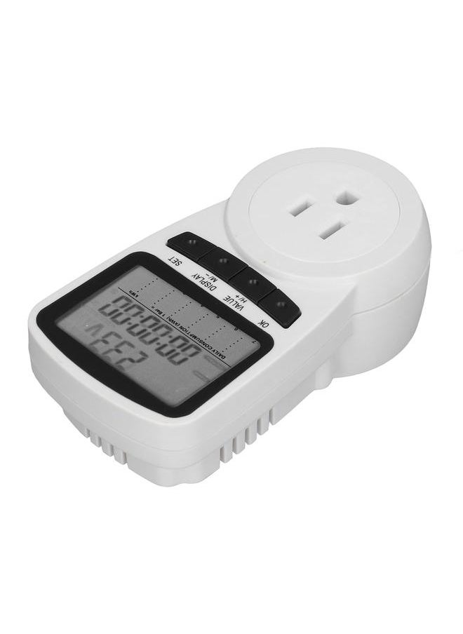 Thoraya Power Metering Socket Intelligent Power Voltage Tester Socket Electricity Usage Monitor  - Image 4