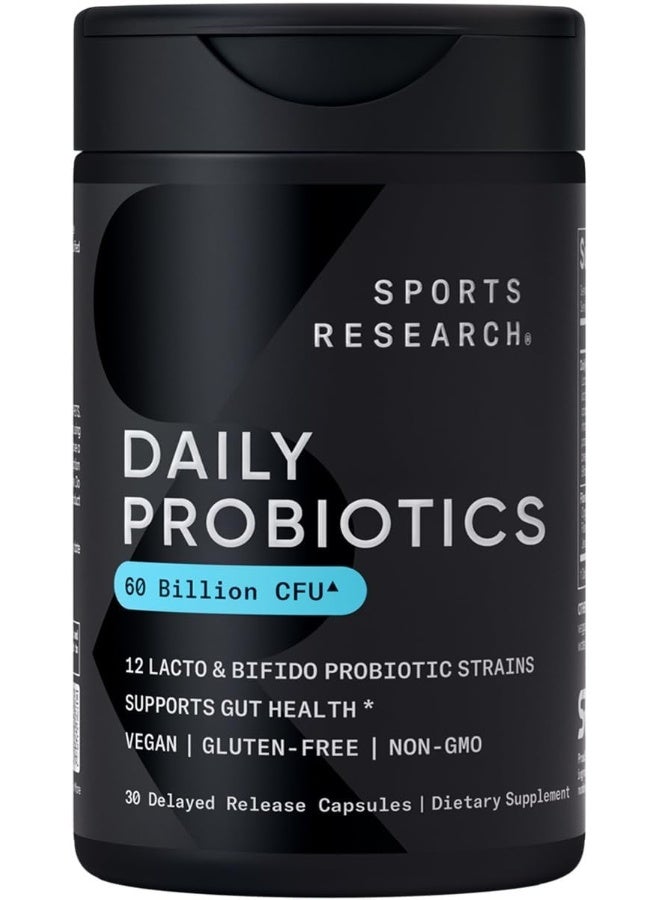 SPORTS RESEARCH Daily Probiotics With Prebiotics For Women, Men - Non-Gmo Verified And Vegan Certified - Image 4