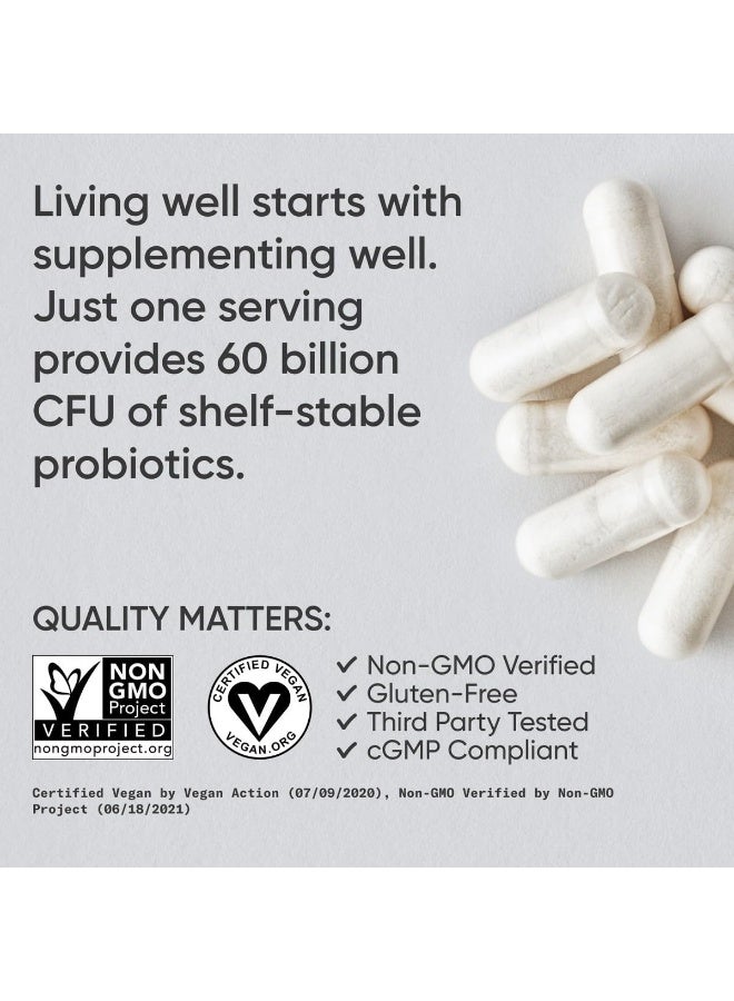 SPORTS RESEARCH Daily Probiotics With Prebiotics For Women, Men - Non-Gmo Verified And Vegan Certified - Image 3