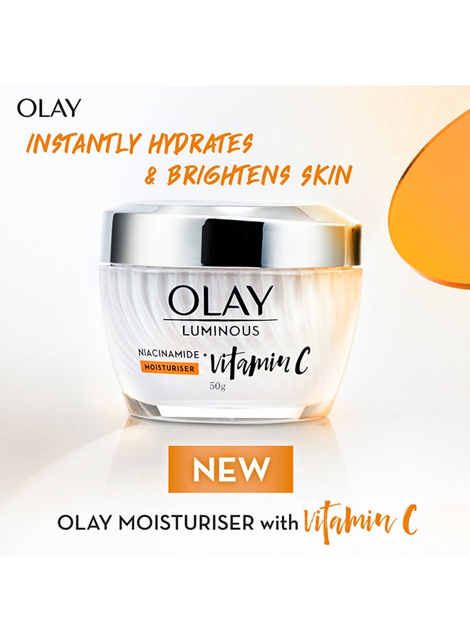 Olay Luminous Niacinamide Plus Vitamin C Face Cream Moisturizer 50g - Image 5