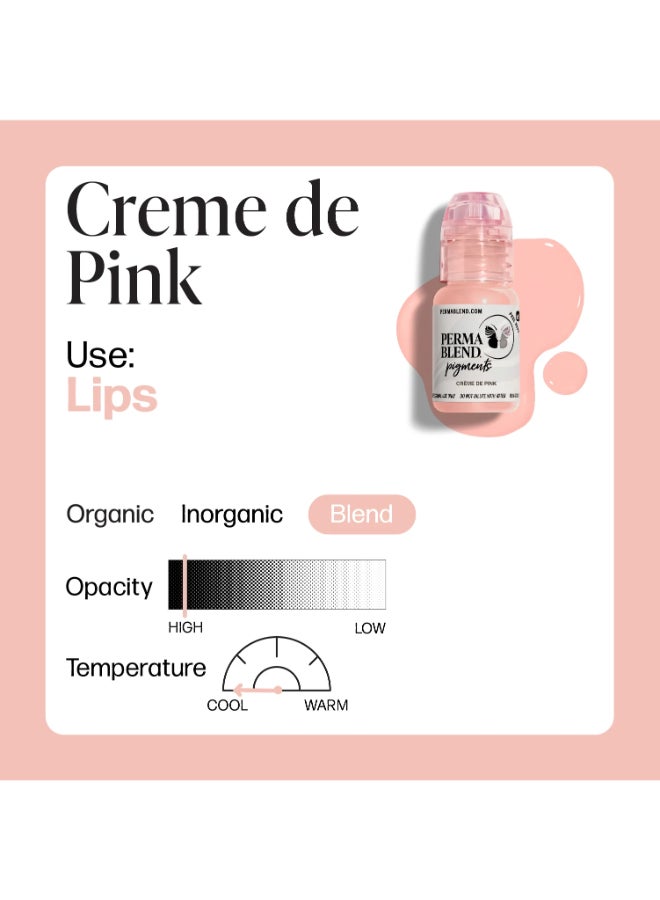Perma Blend Lip Pigment – Crème De Pink 15Ml Vegan - Image 2
