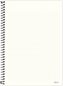 Le Color School Notebook Eco Kraft A4 Hard Cover Square 200 Pages  - Image 2