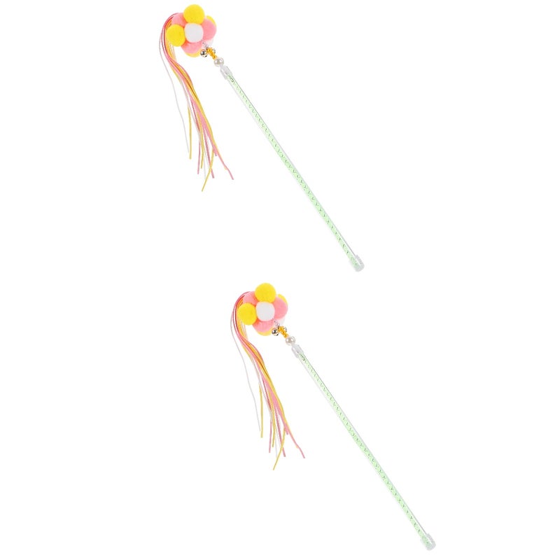 2pcs Cat Stick Kitten Teasing Interesting Teaser - Image 1