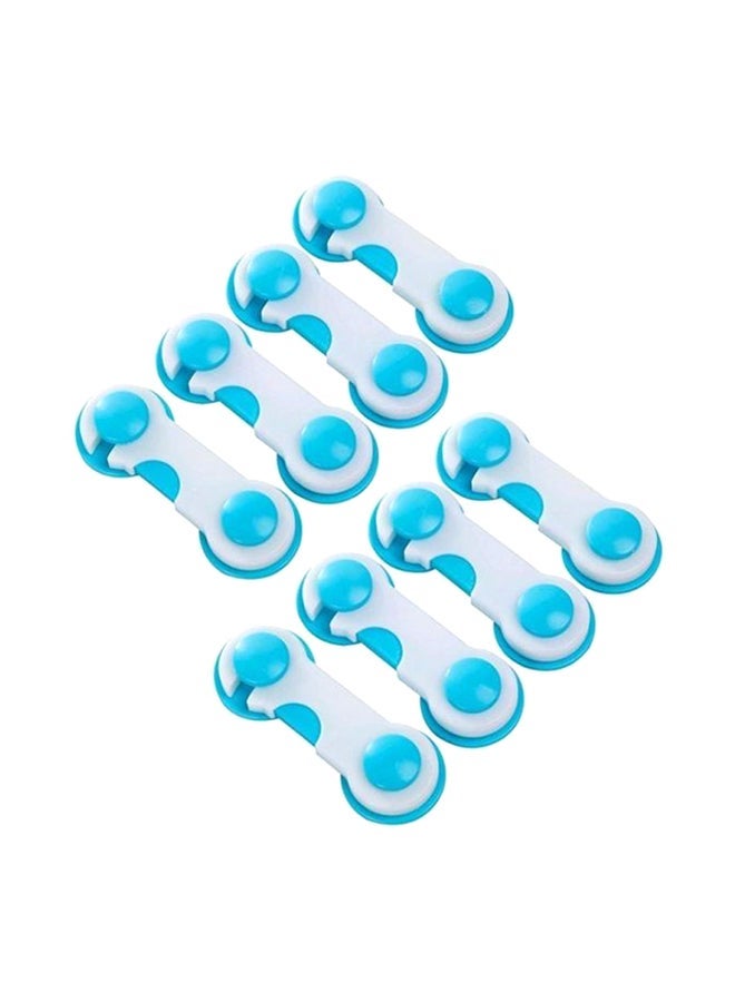 NIBEMINENT 8-Piece Anti-Pinch Cabinet Door Drawers Baby Safety Lock Set - Image 1