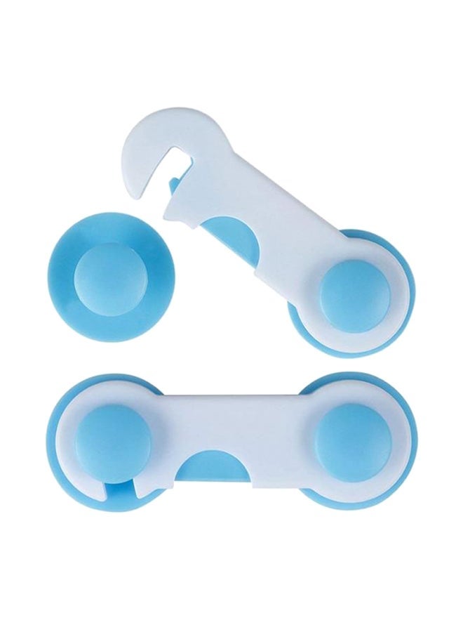 NIBEMINENT 8-Piece Anti-Pinch Cabinet Door Drawers Baby Safety Lock Set - Image 2