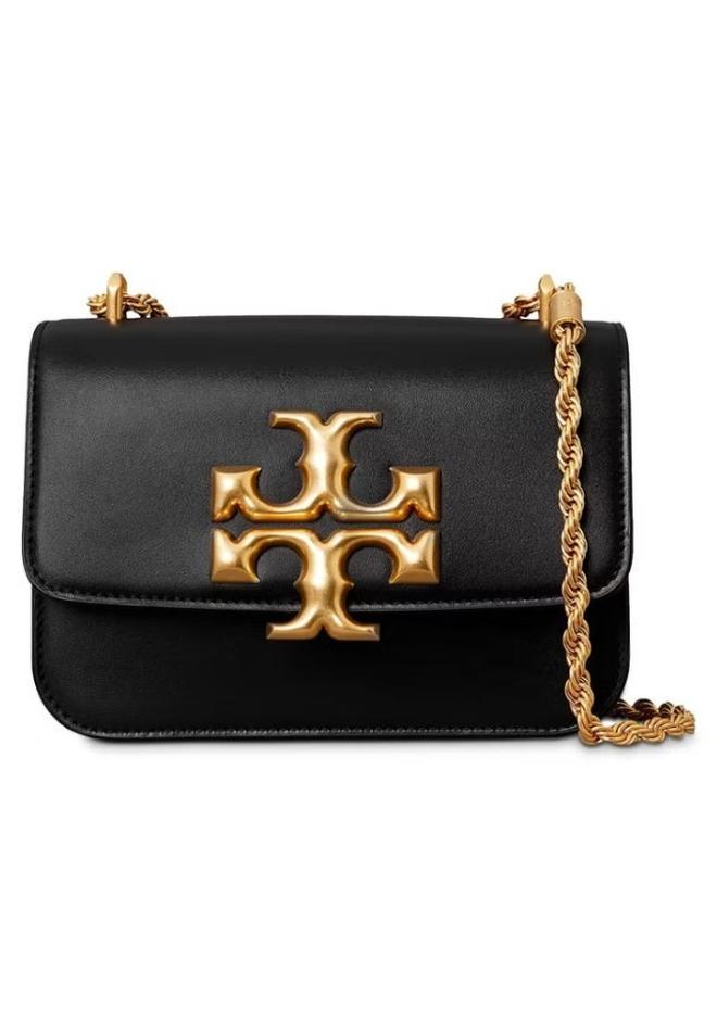 Burch Tory Burch Eleanor Magnetic Closure Crossbody Bag, Leather Chain Strap Shoulder Bag for Women, Designer Handbag - Image 1