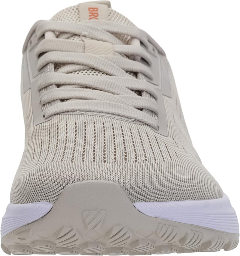 BRONAX Womens Wide Road Running Shoes Gym Tennis Breathable Sneakers Lace up Size 9.5w Athletics Sport Outdoor Pregnancy Zapatos Deportivos para Mujer Beige 41 - Image 3