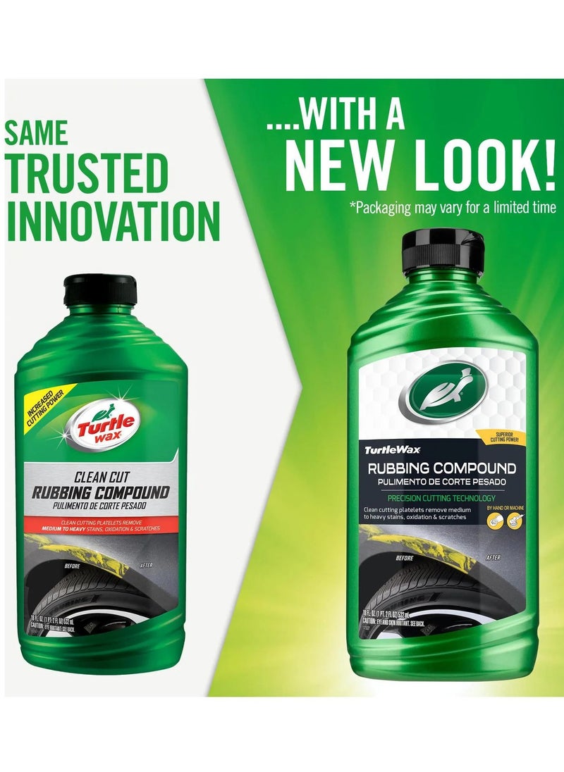 TurtleWax Rubbing Compound & Car Polish for Scratch and Oxidation Removal – Deep Cleaning Formula – 532ml  - Image 3