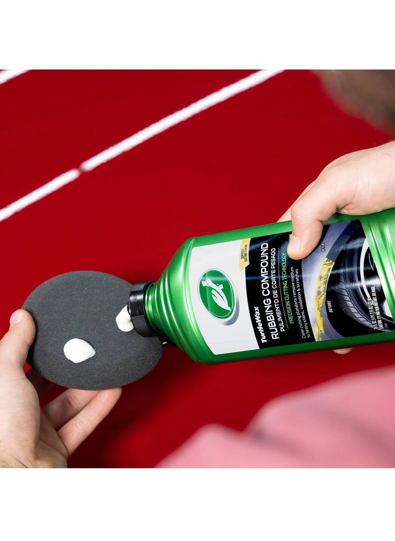 TurtleWax Rubbing Compound & Car Polish for Scratch and Oxidation Removal – Deep Cleaning Formula – 532ml  - Image 4
