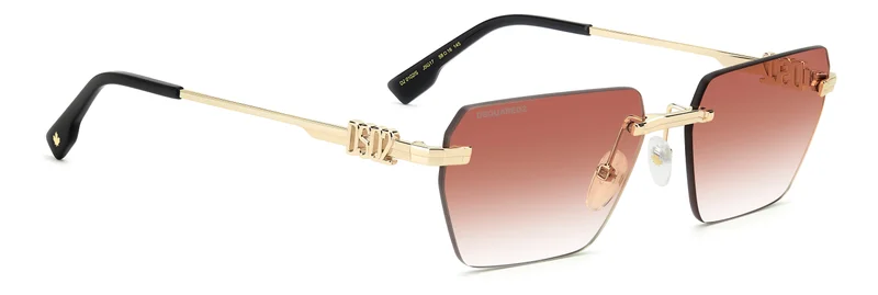 DSQUARED2 Rectangular Geometrical Sunglasses Frames