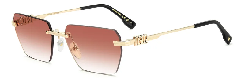 DSQUARED2 Rectangular Geometrical Sunglasses Frames