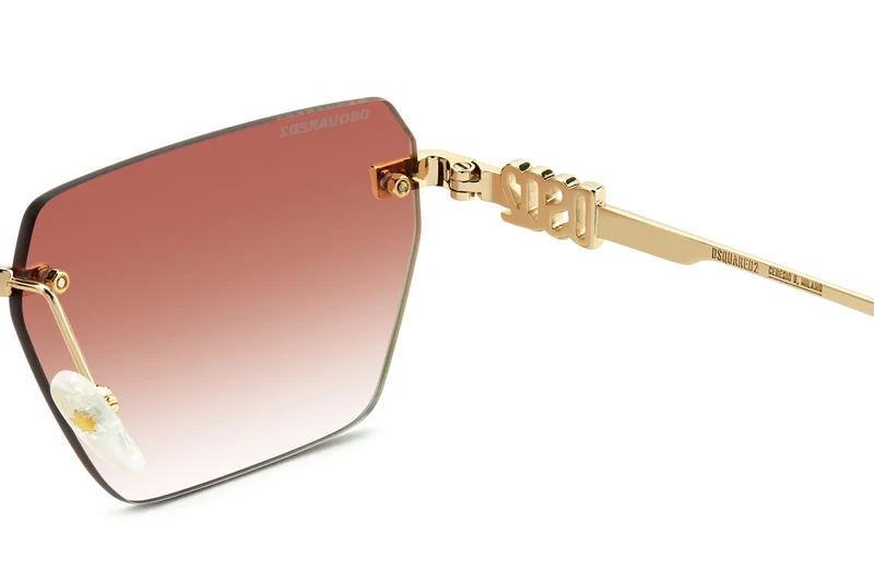 DSQUARED2 Rectangular Geometrical Sunglasses Frames