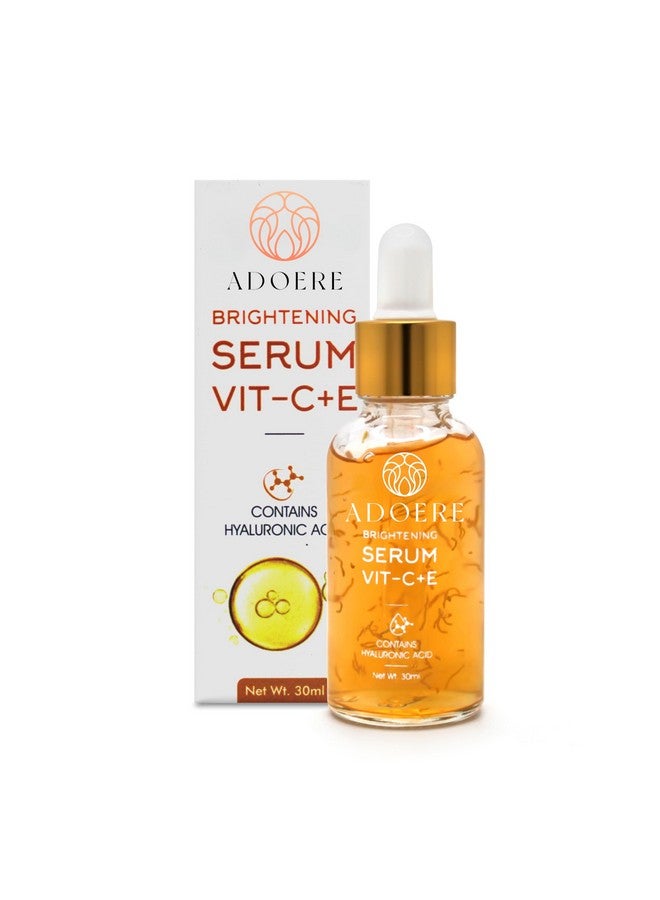 ADOERE Vitamin C+E Face Serum For Glowing And Bright With Hyaluronic Acid to Help Even Out Skin Tone & Brighten Complexion For Glowing Skin For All Skin (30ML) - Image 1