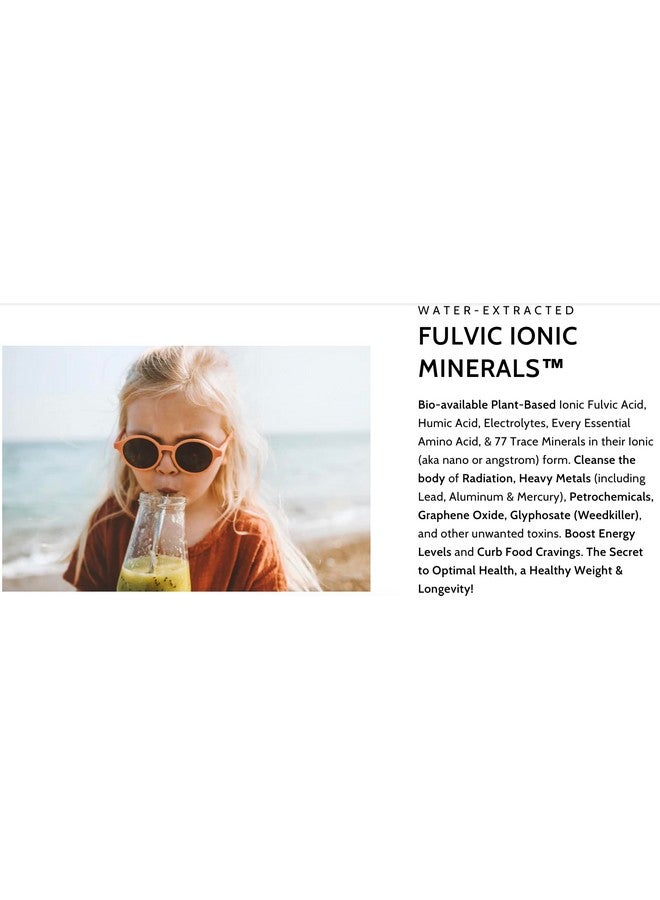 Optimally Organic Water Extracted Fulvic Ionic Minerals X200 - Patented BioActive Fulvic Acid, Humic Acid, Trace Minerals, Electrolytes & Essential Amino Acids - 5+ Month Supply - Image 5