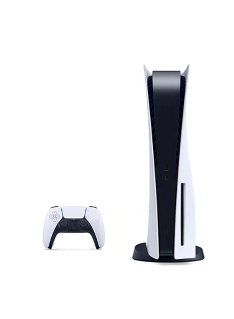 PS5 panel with cooling vent, scratch and dust protection for disc version, PS5 cover plate, advanced ABS replacement housing for PS5 disc version (black) - Image 1