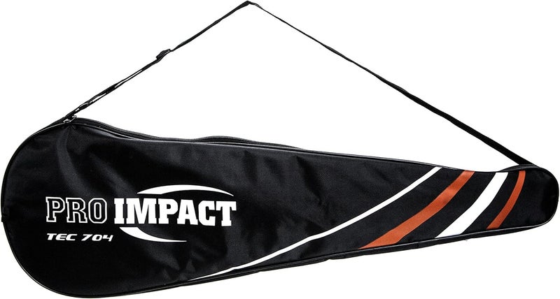 Pro Impact Graphite Carbon Fiber Squash Racket with Carry-On Cover & Durable Strings - Full Size Lightweight Racquet for Men & Women - Designed for Enhanced Control Skill Levels - Image 5