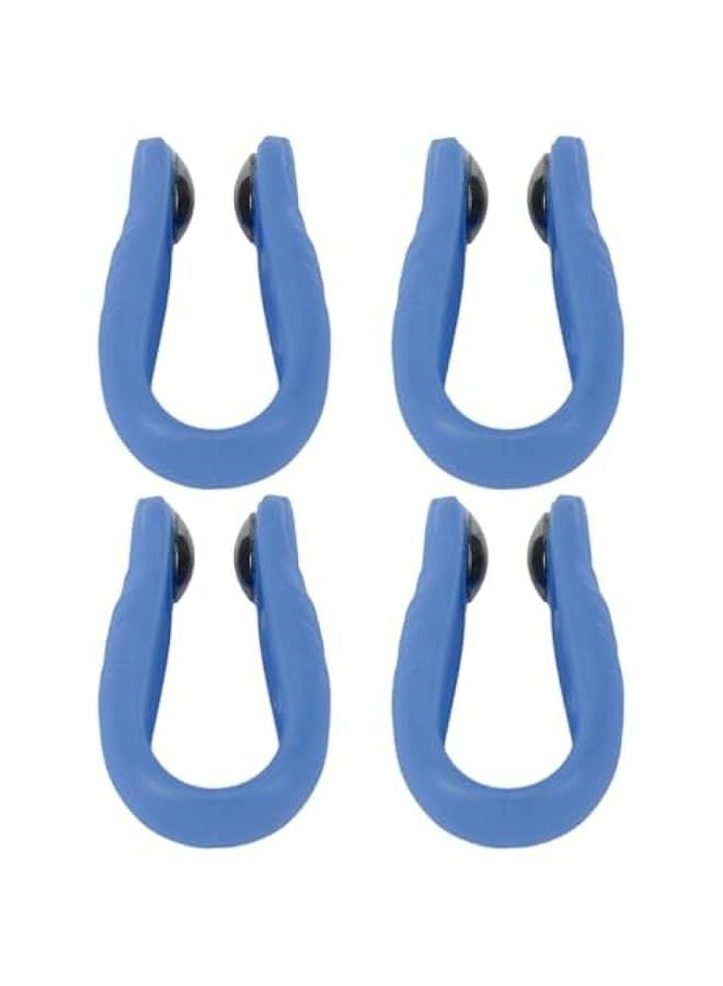 Generic Set of 4 Acupressure Clips with Magnets for Migraine Relief and Stress Reduction in Blue Color  - Image 5