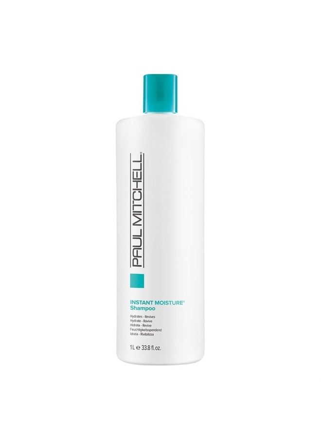 Paul Mitchell Instant Moisture Shampoo, Hydrates Dry Hair, 33.8 fl. oz. - Image 1