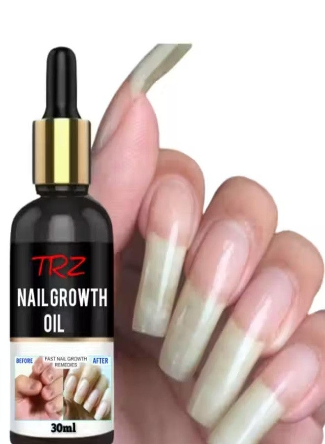 TRZ Best Nail Long Strong Nail Oil | Repair Damage Nail,Yellow Nail,Break Nails And Help To Grow Nail | Fast Recovery After Nail Art - Image 1