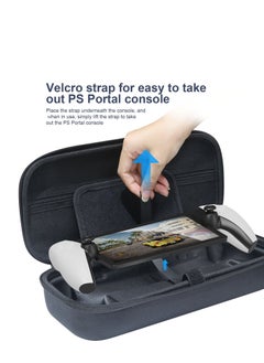 Generic Carrying Case For Ps5 Portal Handheld Storage Bag Protective Hard Portable Travel Case With Pockets For Accessories And Games  - Image 4