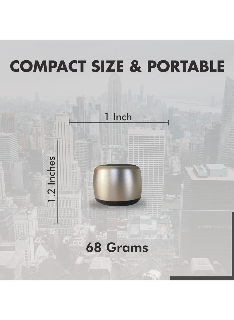 KGL BROSISS أفضل سماعة بلوتوث صغيرة محمولة بصوت عالي الدقة وباس عميق | أصغر سماعات بلوتوث لاسلكية للهاتف/الكمبيوتر/الجهاز اللوحي | زر لالتقاط الصور السيلفي والرد على المكالمات | سماعة صغيرة لطيفة متعددة الألوان - Image 4