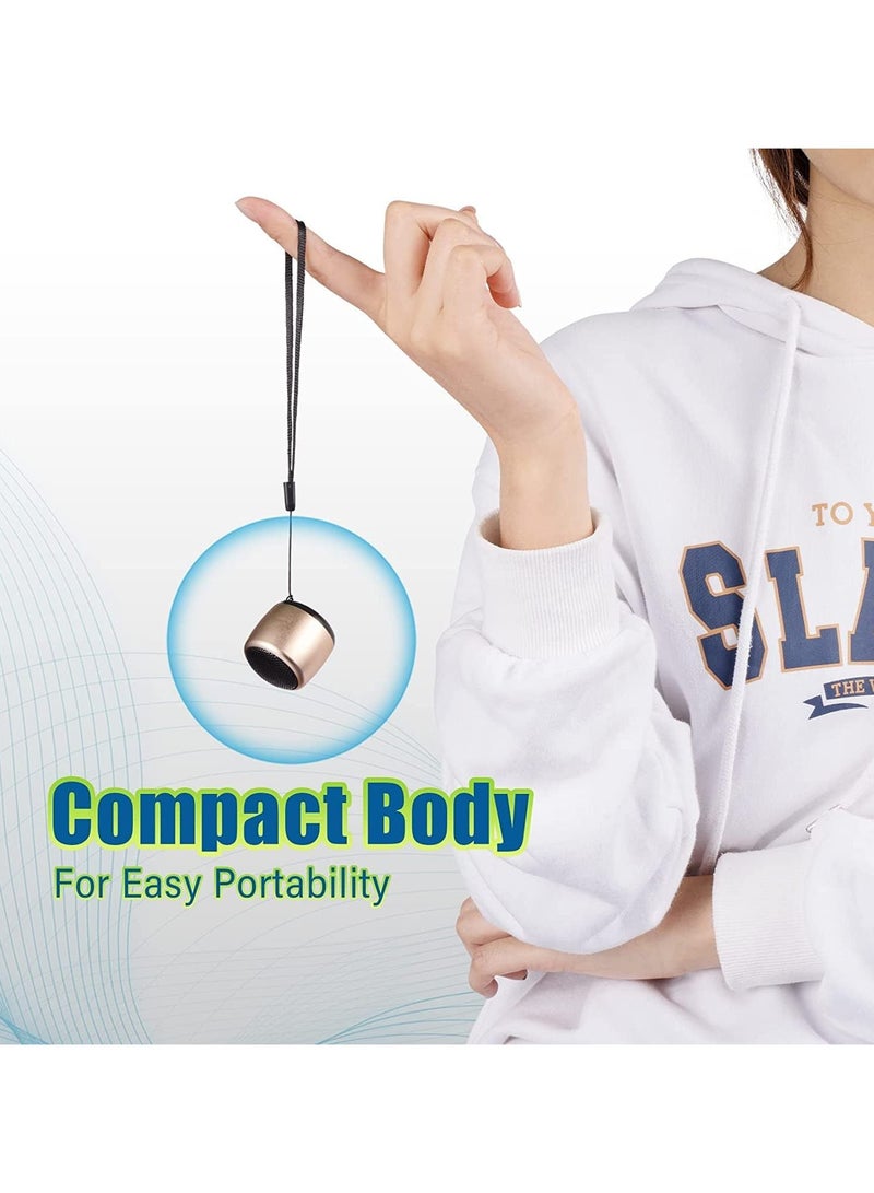 KGL BROSISS أفضل سماعة بلوتوث صغيرة محمولة بصوت عالي الدقة وباس عميق | أصغر سماعات بلوتوث لاسلكية للهاتف/الكمبيوتر/الجهاز اللوحي | زر لالتقاط الصور السيلفي والرد على المكالمات | سماعة صغيرة لطيفة متعددة الألوان - Image 3