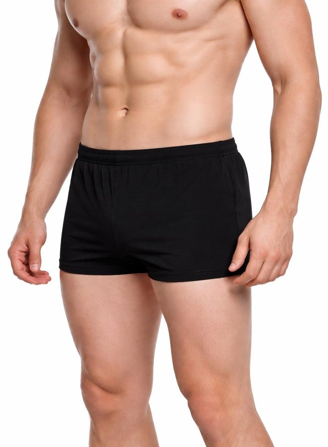 Wemyc Adult Male Incontinence Underwear - Trunk Style - Bladder Control Briefs Washable and Reusable Urinary Brief for Men Cotton with Front Absorption Area - Pack of 2 (XL) Black - Image 2