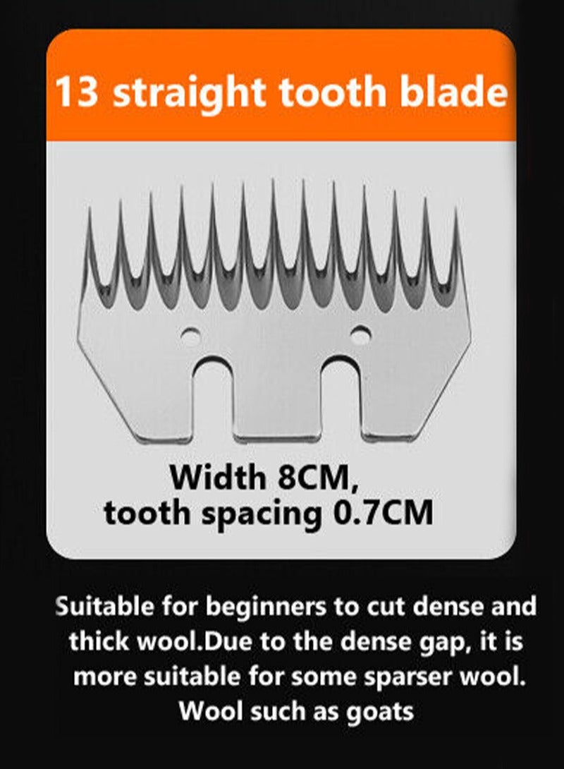 Sheep Shears Cordless 2800r/min Professional Rechargeable Shearing Clipper 24V for Shaving Fur Wool Hair Cutter in Sheep Goat Cattle and Other Farm Livestock with 1 Lithium Batteriesc - Image 3