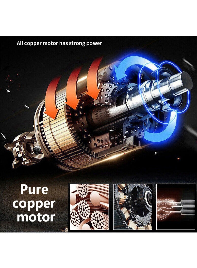 Sheep Shears Cordless 2800r/min Professional Rechargeable Shearing Clipper 24V for Shaving Fur Wool Hair Cutter in Sheep Goat Cattle and Other Farm Livestock with 1 Lithium Batteriesc - Image 4