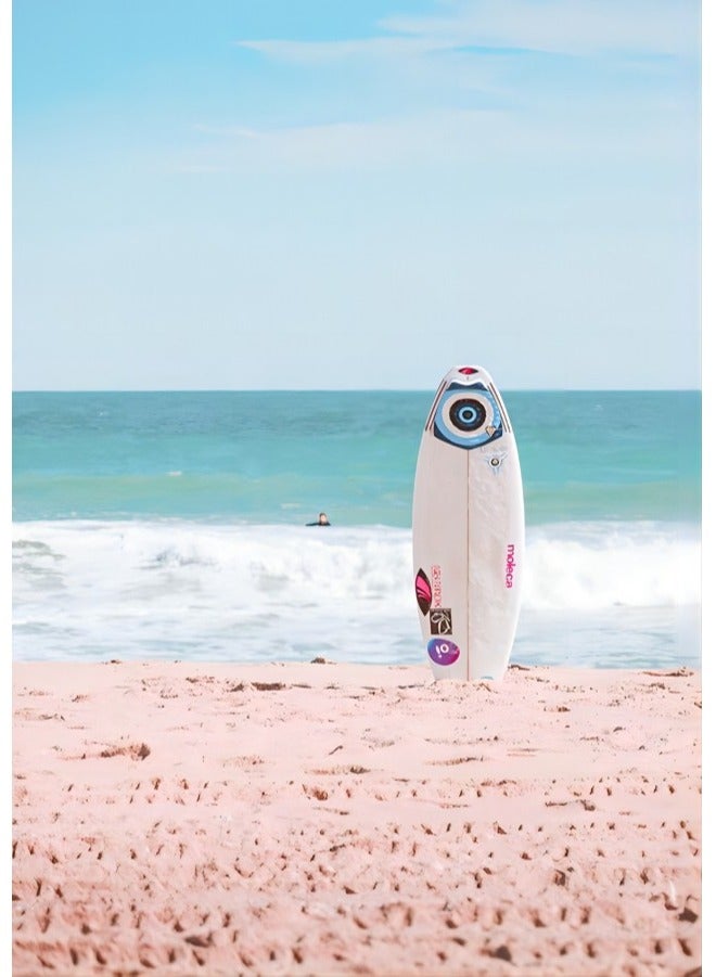 الأزرق جي دبليو أطقم الرسم بالألماس 5D للكبار، أطقم الرسم بالألماس المطلة على الشاطئ والبحر، فنون وحرف كريستال الأحجار الكريمة المثقوبة بالكامل، مثالية للترفيه المنزلي وديكور الحائط - Image 2