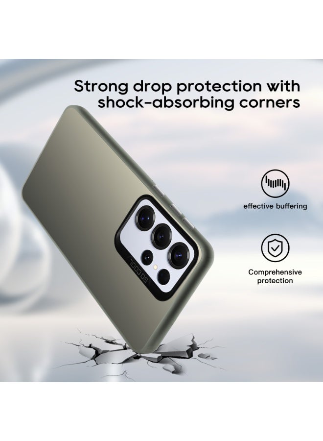 LiuShan Samsung Galaxy S23 Ultra Case, Slim TPU Bumper Phone Cover,360°Full Body Shockproof Protective Phone Case for Samsung Galaxy S23 Ultra Gray - Image 2