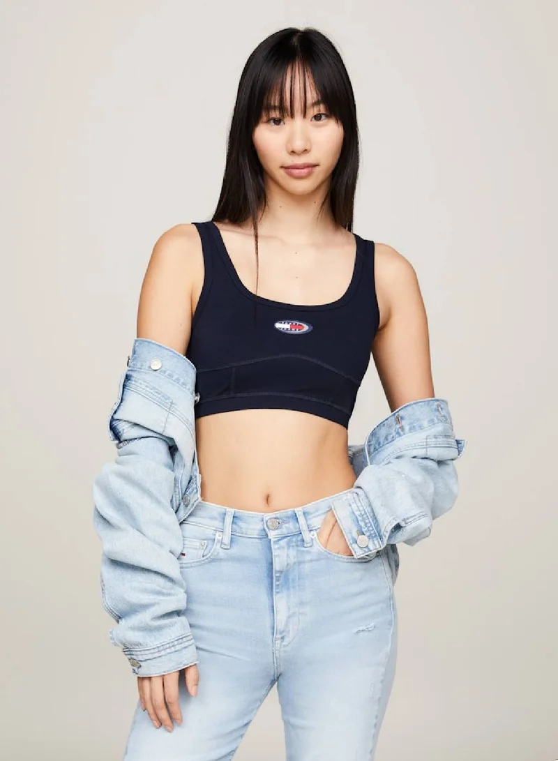 Tommy Jeans Archive Logo Bralette Crop Top